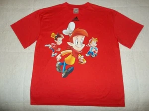 Vintage ADIDAS Rice Crispy Cereal Snap Crackle Pop Shirt MENS XL Vtg OG Rare! - Picture 1 of 6