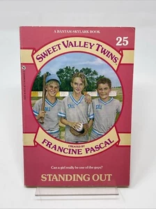 Vintage Sweet Valley Twins 80's 90's Francine Pascal, Standing Out #25 - Foto 1 di 2