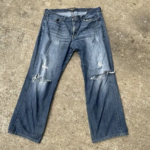 lucky brand 361 vintage straight 38x32 distressed - Picture 1 of 13