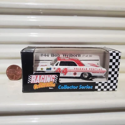 RCI 1992 1/64 #44 BOB WELBORN FRIZZLE Pontiac 1962 Pontiac New in C9 New Box - Image 1 of 4