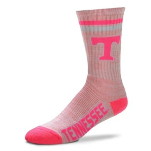 Tennessee Volunteers Pretty In Pink Ladies Deuce Crew Socks - Picture 1 of 1