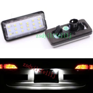 2XFor Toyota Land Cruiser LC100 1998-2007 Blanco Placa Luz Lámpara LED L+R - Imagen 1 de 2