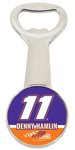 NASCAR #11 Denny Hamlin Magnetic Bottle Opener-NASCAR Bottle Opener Cover