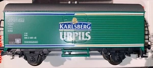 Marklin 2002 Beer Reefer Car KARLSBERG URPILS 44184 MiB RARE - Picture 1 of 4