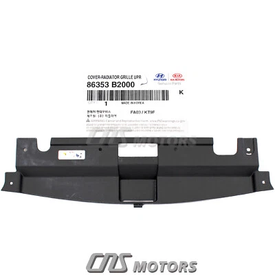 KIA ⭐OEM⭐ Radiator Grille Sight Shield Upper Cover for 2014-2019 Soul 86353B2000 Foto 1 de 3