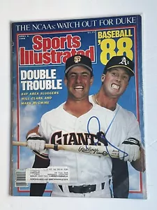 Mark McGwire SIGNED Autograph Oakland A’s Sports Illustrated 1988 - K9 COA - Picture 1 of 2