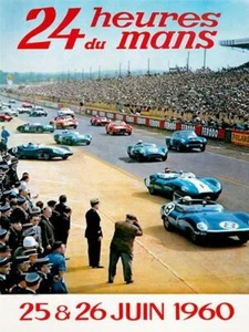 1960 24 Hours of Le Mans Race - Promotional Advertising Magnet - Picture 1 of 2