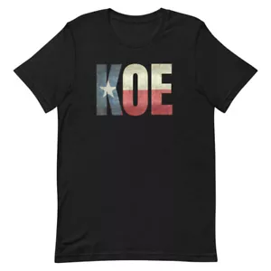 Koe Wetzel Texas Flag Bella+Canvas Unisex T-shirt Sz. S-3X Various Colors - Picture 1 of 4