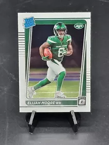 2021 Optic Football ELIJAH MOORE #216 RATED ROOKIES RC New York Jets - Picture 1 of 2