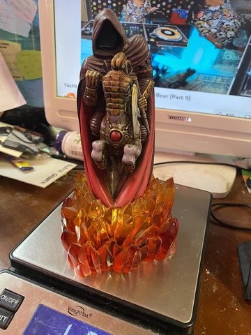 The Headless Horseman Horse —8 Inch Statue —lights Up In Fire ! Cover