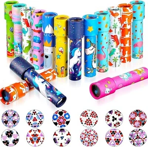 Return Gifts for Kids Birthday -12Pcs Kaleidoscope for Kids - Best Birthday Retu - Picture 1 of 6