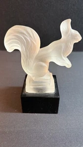 Scultura scoiattolo in vetro di Boemia Art Decò 1930 H. Hoffmann - Foto 1 di 9