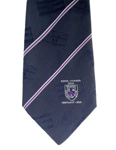 Dulwich CC tie Kenya Uganda cricket club tour 2001 vintage 2000s London sport - Picture 1 of 2