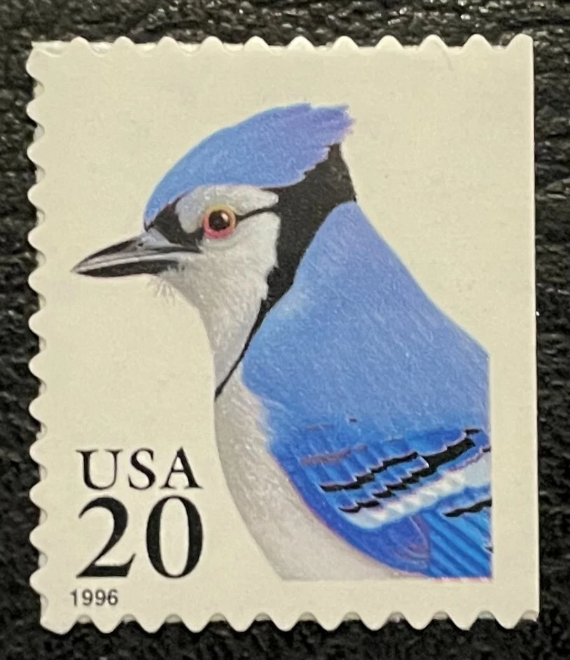 1996 Scott #3048, 20¢, BLUE JAY - Booklet Single - Mint NH - Image 1 of 1