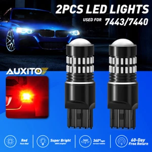 AUXITO LED Brake Tail Light Bulbs 7440 7441 7443 7444 Red Super Bright No Falsh - Bild 1 von 9