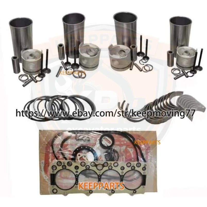 4HE1 4HE1T Rebuild Kit For Isuzu Engine NPR NQR GMC W3 W4 W5 4.8L Diesel Engine - Image 1 of 1
