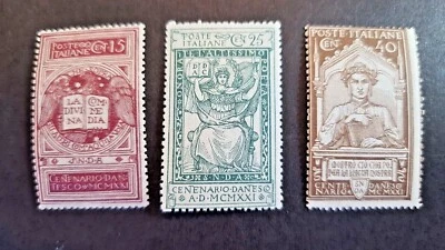 Итальянская марка Sc 133-5, Годовщина смерти Данте Алигьери, MH CS$ 19,50 (AR)  - Изображение 1 из 2