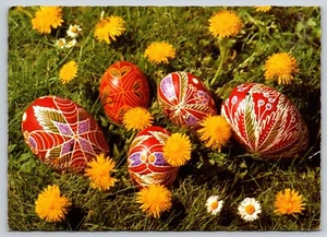 Cartolina Buona Pasqua Kellemes húsvéti ünnepeket uova di Pasqua decorate ungheresi - Foto 1 di 3