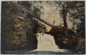 Vintage Postkarte Tiffany Falls Forest Hill Newark New Jersey AA89 - Bild 1 von 2
