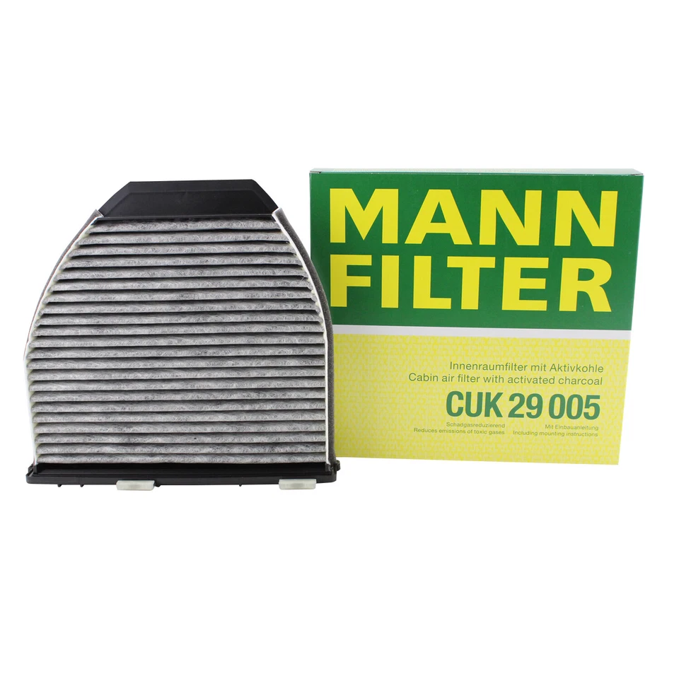 Filtro de aire de carbono de cabina para Mercedes W218 A207 R231 C204 V212 S212 Mann Foto 1 de 4