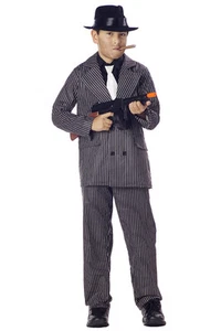 GANGSTER CARNIVAL DRESS COSTUME 00490 CHILD 4/6 YEARS OLD - Picture 1 of 1