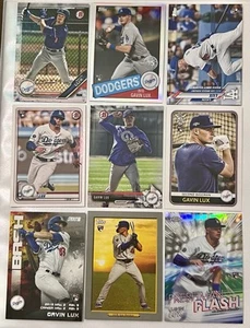 GAVIN LUX Lot of 9 RC’s! Freshman Flash, ‘85 Refractor, Bash & Burn! 🔥REDS! - Picture 1 of 2