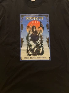 Men's Rosfest 2022 T-Shirt Size XXL. New! US Progressive Rock Festival. - Picture 1 of 6