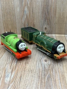 Thomas Trackmaster Percy & Emily Train Car Tender Set Gullane Tested Works 2013 - Picture 1 of 6