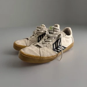 Cariuma Catiba Pro Zapatos Para Hombres 10 Off White Lona Blanco Gamuza Skate Tenis - Imagen 1 de 7