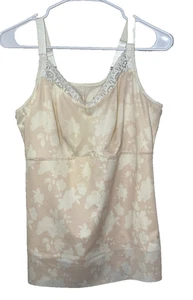 Nastro Rubino Cami Tg 44 1800 Floral Heritage Camicia Pizzo Cinghie Regolabili - Foto 1 di 11