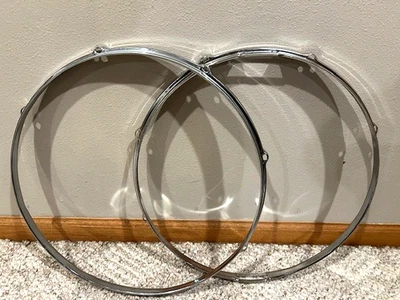 Vintage Slingerland Stick Saver 16" Llantas Aros Batería y Reso 8 tacos Años 70 80 COS Foto 1 de 4