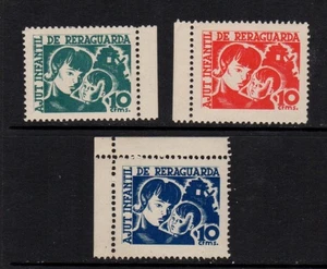 Spanish Civil War Charity Stamps - "Children's Aid of the Rearguard,"  1937 -MNH - Picture 1 of 1