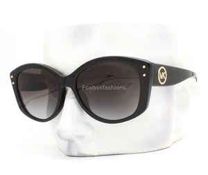 Michael Kors Charleston Sunglasses MK 2175U 30058G Gloss Black Gold Logo w/case - Picture 1 of 8