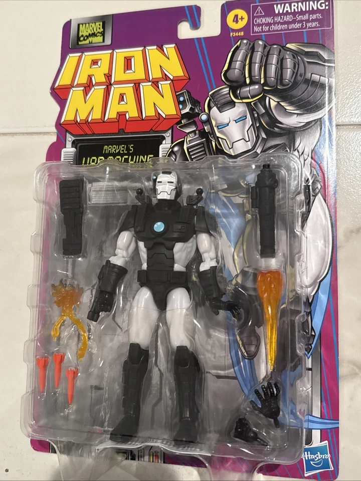 Marvel Legends Iron Man Retro War Machine Action Figure HASBRO Bent Creased