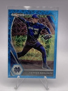 2021 Panini Prizm Draft Picks - Tanner Kohlhepp #PDP135 Blue Velocity Prizm (RC) - Picture 1 of 2