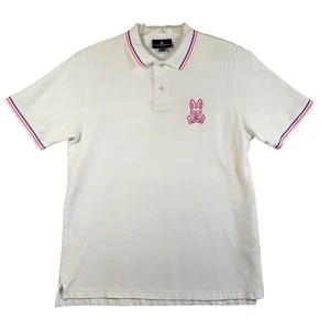 Psycho Bunny Herren 7/XL Poloshirt gesticktes Logo Pima Baumwolle Kurzarm - Bild 1 von 11