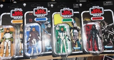 Star Wars Bad Batch Vintage Collection by Kenner. Brand new. 4 figures included. - Image 1 of 3