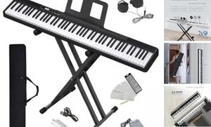 Longeye Piano Keyboard 88 Keys Compact Digital Piano for Beginners with Full - Picture 1 of 7