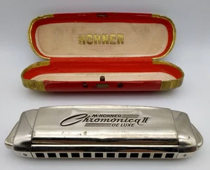 M.Hohner Chromonika 2 DE LUXE a" 440 OVP Made in Germany - Picture 1 of 12