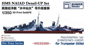 BUNKER Studio 1/350 HMS NAIAD Detail-UP Set for Trumpeter kit #05366 - Picture 1 of 1
