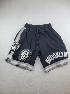 Pro Standard Brooklyn Nets Shorts Men’s Medium Black Cotton Urban Style NBA - Picture 1 of 23