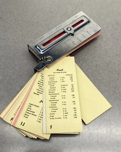 Vintage Diet Keychain Pocket Calorie Counter - Picture 1 of 11