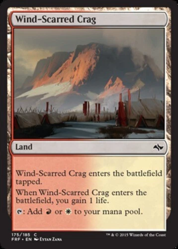 Wind-Scarred Crag ~ Near Mint Fate Reforged MTG Magic UltimateMTG Land Card - Image 1 of 1