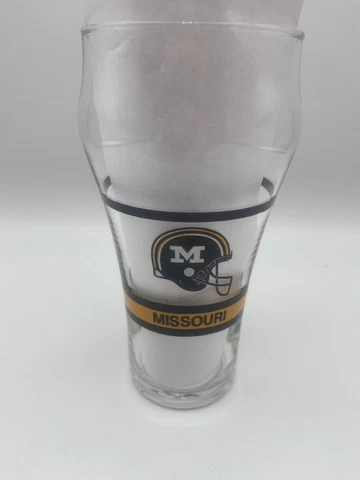 Vintage Missouri Tigers Football NCAA Coca-Cola Collectible Glass Mizzou Cover