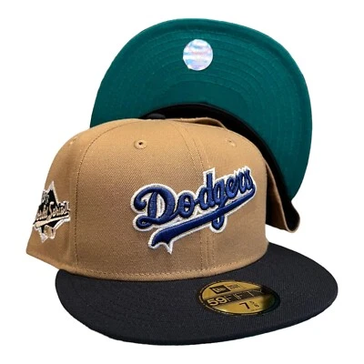 New Era Los Angeles Dodgers 59FIFTY Fitted Hat Cap 1988 World Series Patch 7 5/8 - Image 1 of 4