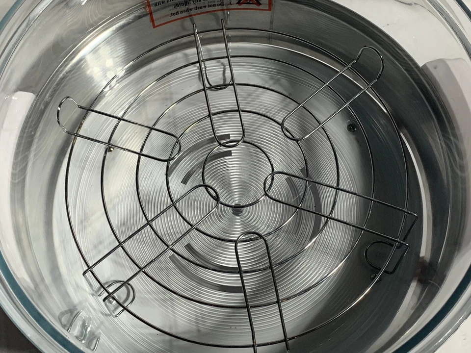 VONSHEF 07/009US DIGITAL HALOGEN OVEN WHITE 12L Cooker Glass Dome, base, rack - Image 1 of 4