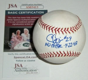 MARINERS Chris Bosio signed baseball w/ No Hitter 4-22-93 JSA COA AUTO Autograph - Picture 1 of 2