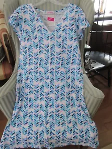 NWT FRESH PRODUCE 100% COTTON MARITIME MOSAIC" AMELIA DRESS ON WHITE.. (S) - Picture 1 of 5