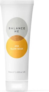 Balance Me AHA Glow Mask Glycolic Acid Brighten Plump Purify Triple Action 50ml - Picture 1 of 3