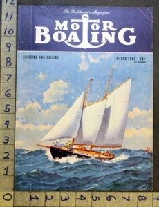 1953 LESTER FAGANS SAILBOAT JOHNSON SEA HORSE SHIP MASTER THROTTLE AD FC2746* - Picture 1 of 2